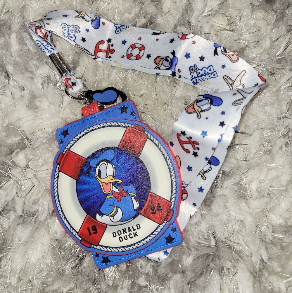 Loungefly Disney Donald Duck 90th Anniversary Lanyard